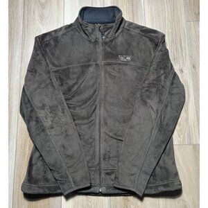 Mountain Hardwear Brown Soft Fleece Jacket - Women Size XL